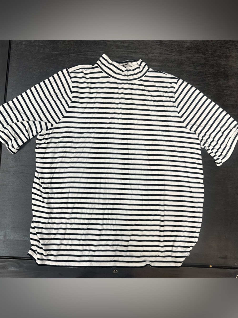 Jessica London Black White Blouse Size 22/24